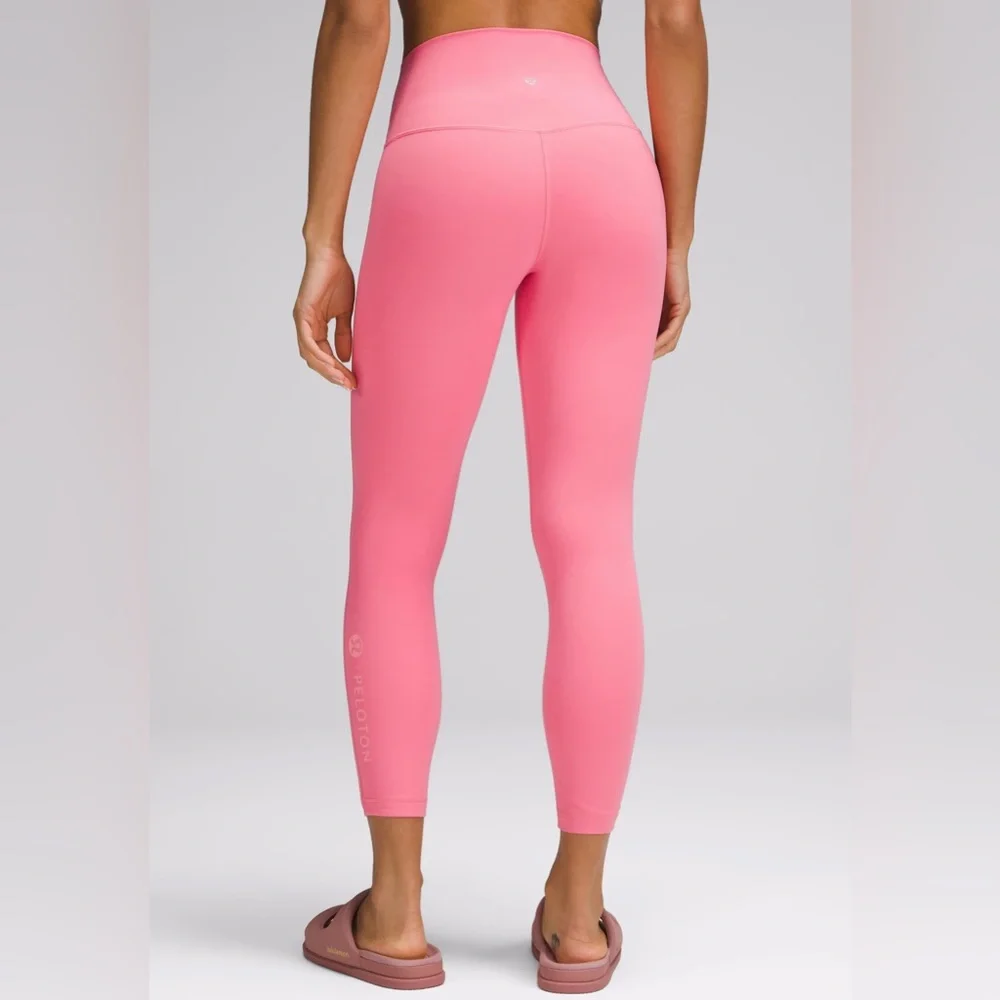 Lululemon/Peloton Pink High-Waisted Women's Leggings,! NWT!! - Picture 2 of 4